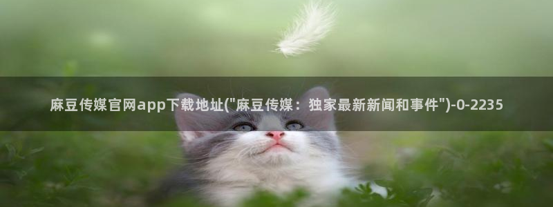 麻豆视频原创文案：麻豆传媒官网app下载地址(\