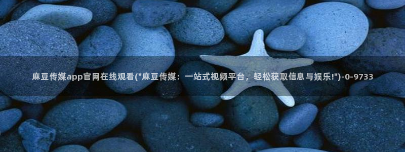 麻豆视频内容质量