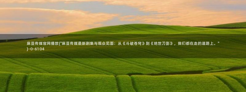 麻豆视频封面